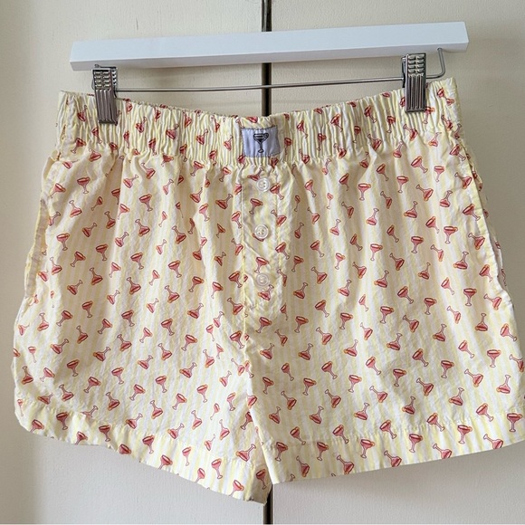 Better Together Pants - Better Together Cocktail/Martini Print Boxer or Casual Shorts 100% Cotton 🍹